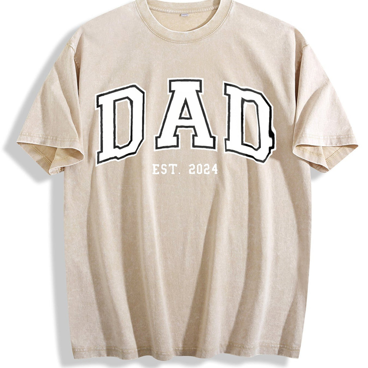 Dad Est Year Vintage Washed T-Shirt product image 1