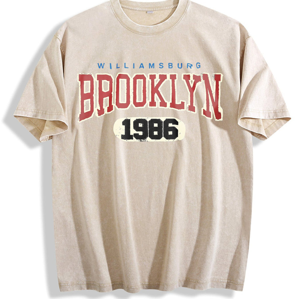 Williamsburg Brooklyn 1986 Vintage Washed T-Shirt product image 1