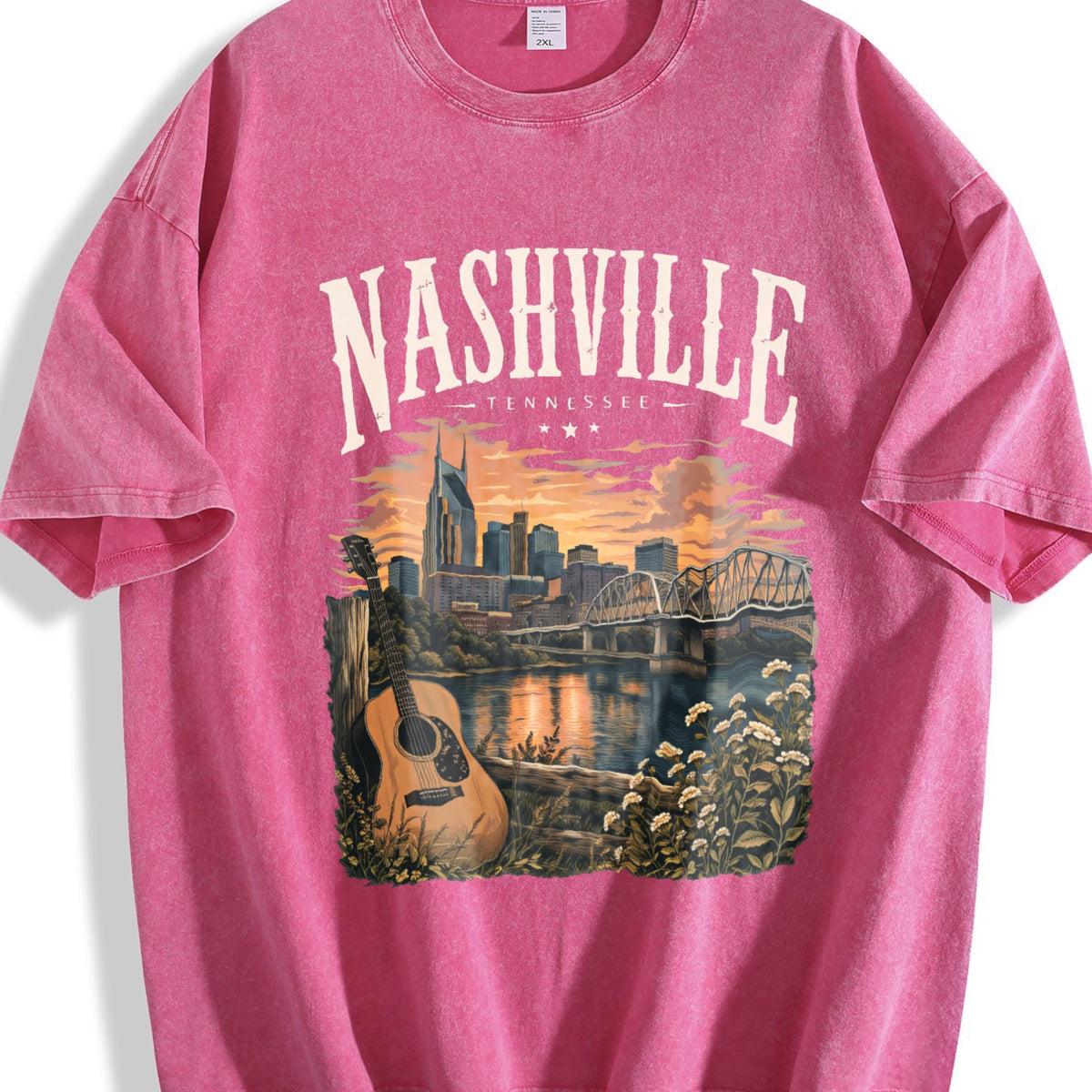 Nashville Tennessee - Music City Guitar Country Vintage product image 7