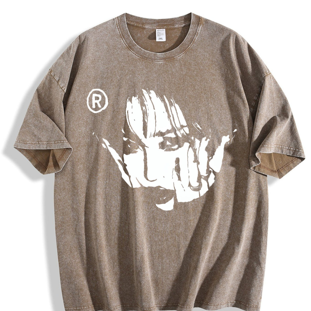 Face Y2K Vintage Washed T-Shirt product image 3