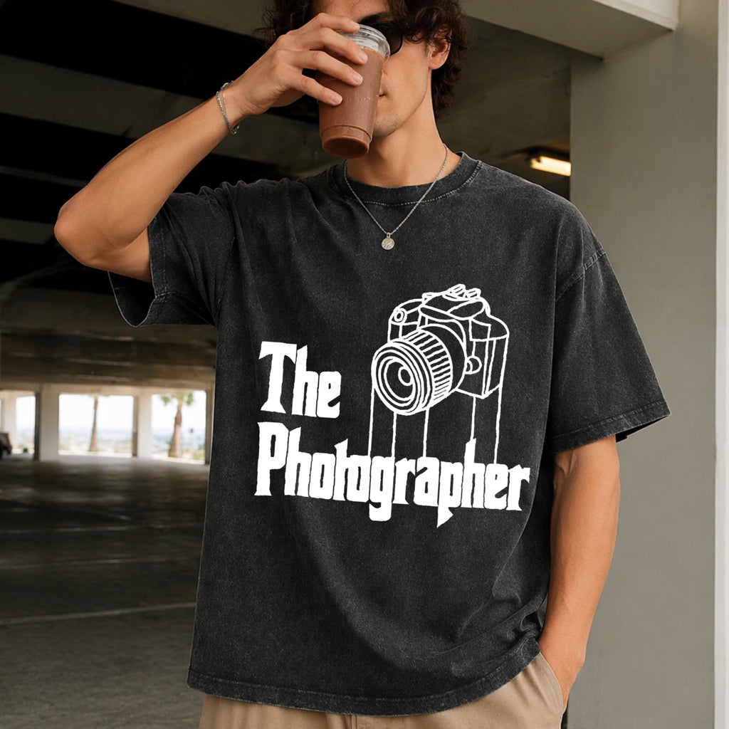 Photographer Element Vintage Washed T-Shirt product image 9
