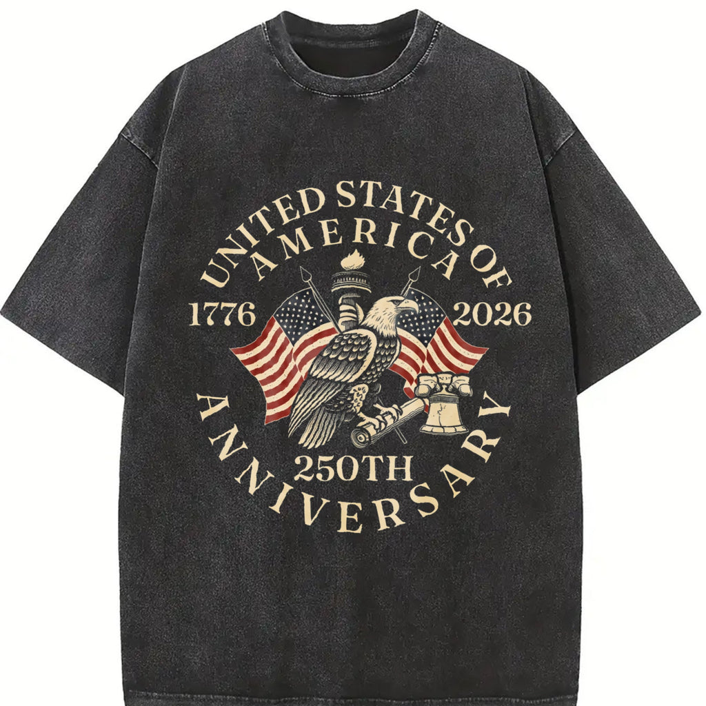 USA 250th Anniversary Vintage Washed T-Shirt product image 2