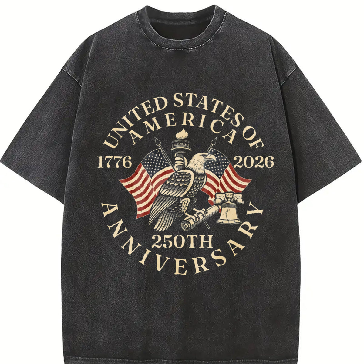 USA 250th Anniversary Vintage Washed T-Shirt product image 2
