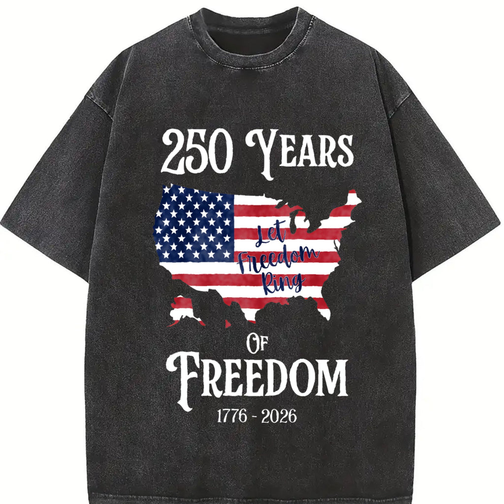 250 Years Of Freedom Vintage Washed T-Shirt product image 2