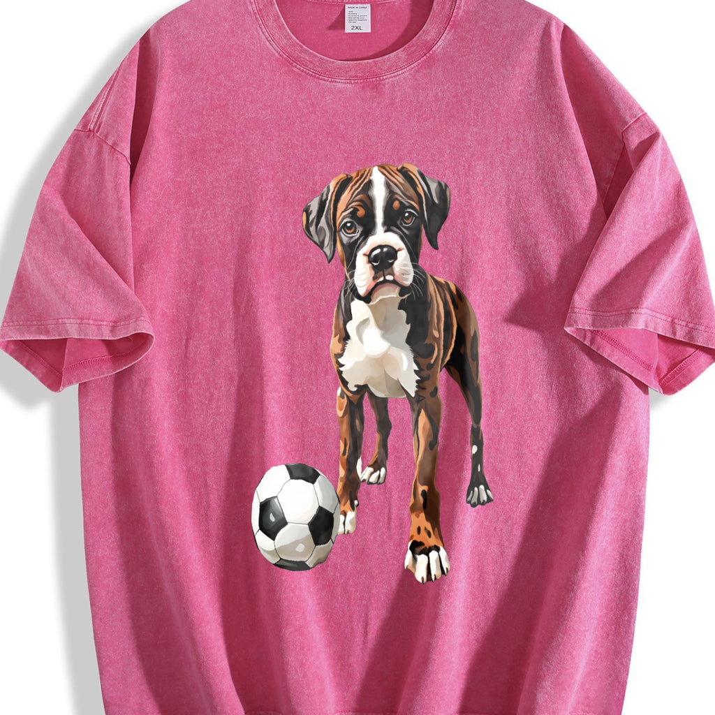 Global Soccer Fan Vintage Washed T-Shirt product image 7