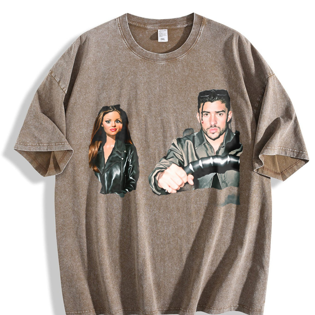 Dolls on a Road Trip Vintage Washed T-Shirt product image 3