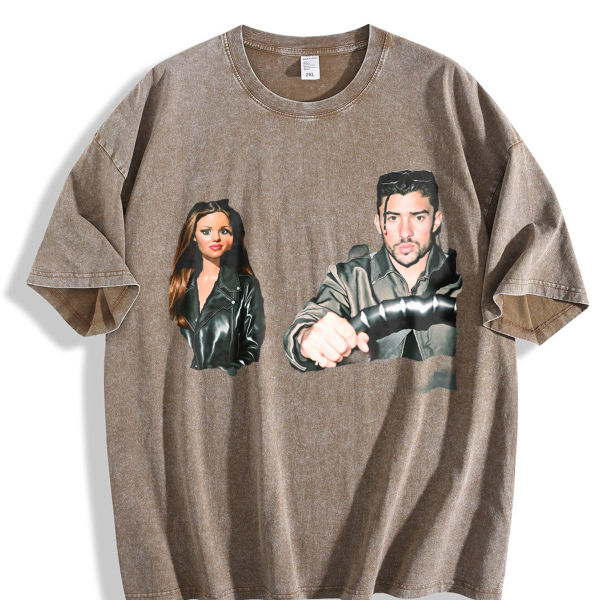 Dolls on a Road Trip Vintage Washed T-Shirt product image 3