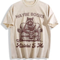 Raccoon Reading Book 90s Vintage Washed T-Shirt product image 1