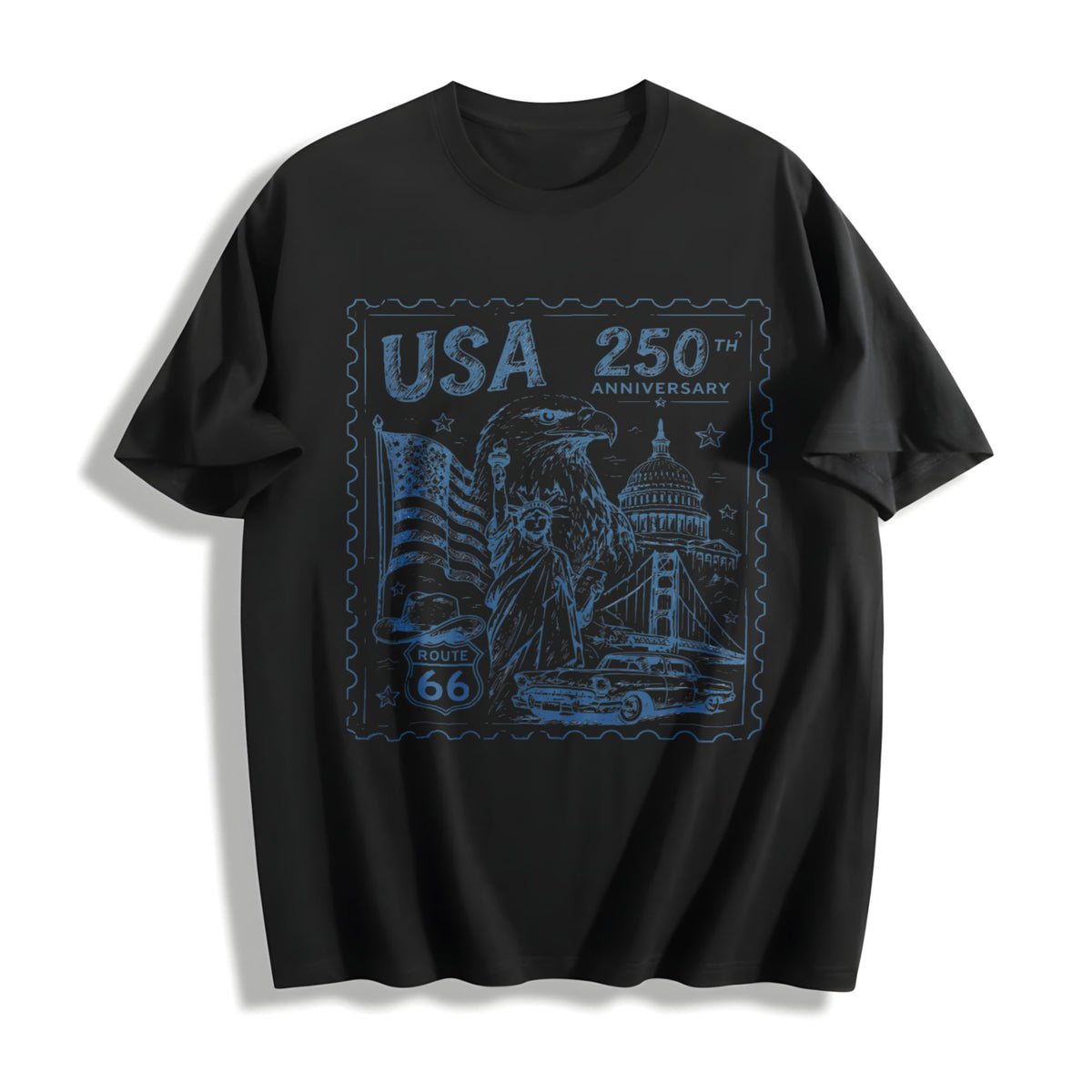 American 250th Anniversary Cotton T-Shirt product image 1