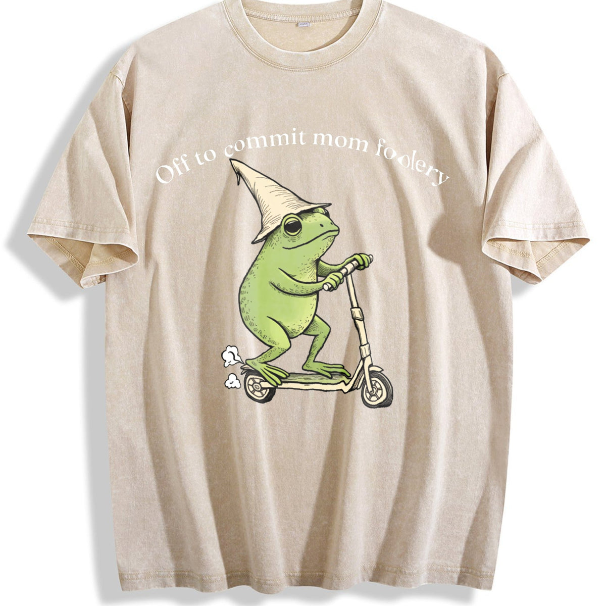 Mama Frog Off To Commit Mom Foolery Funny Scooter Vintage product image 1