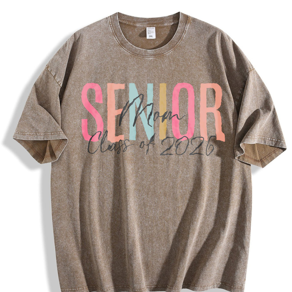 Senior Class Of 2026 Family Vintage Washed T-Shirt product image 3