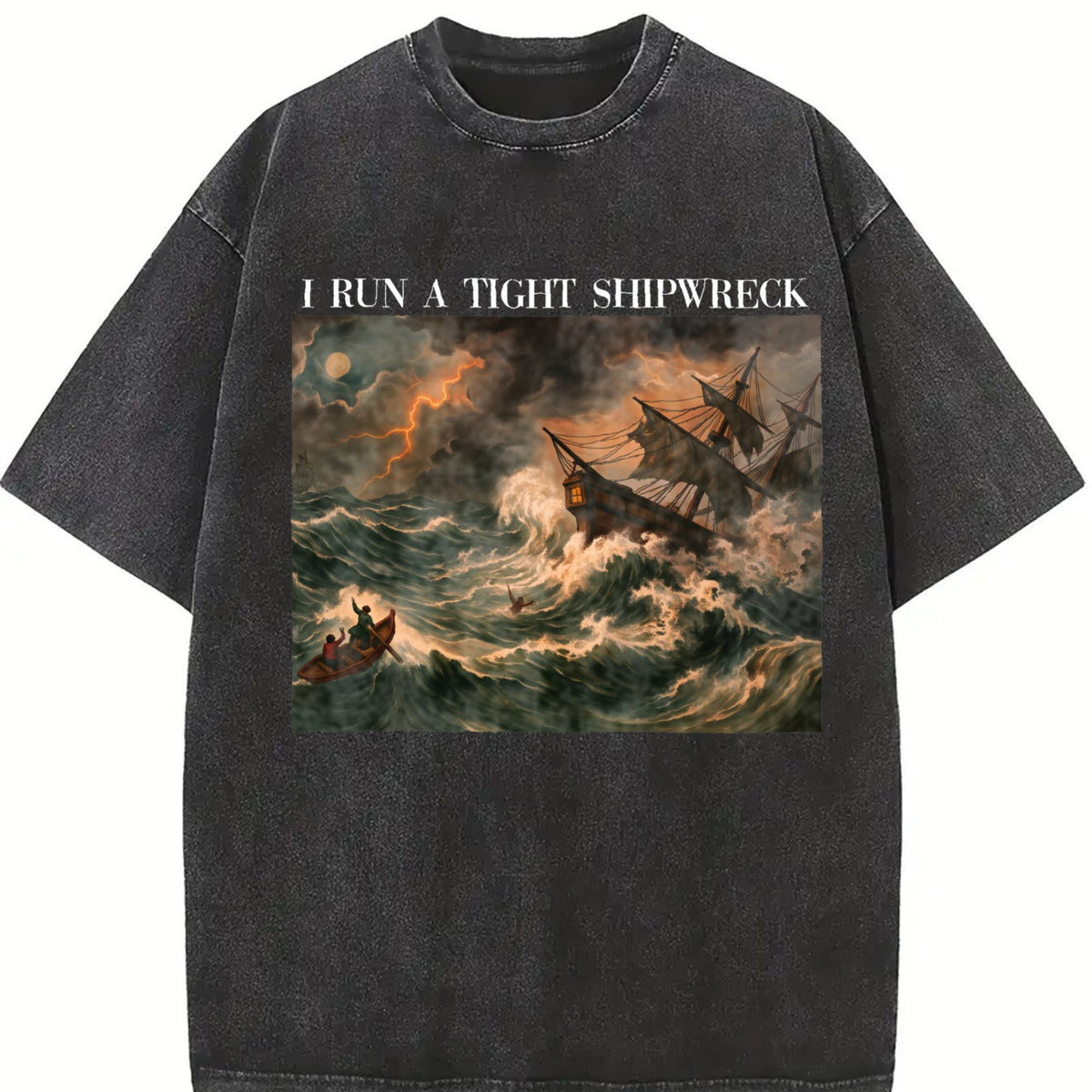 Homeschool Mama Vintage Washed T-Shirt product image 2