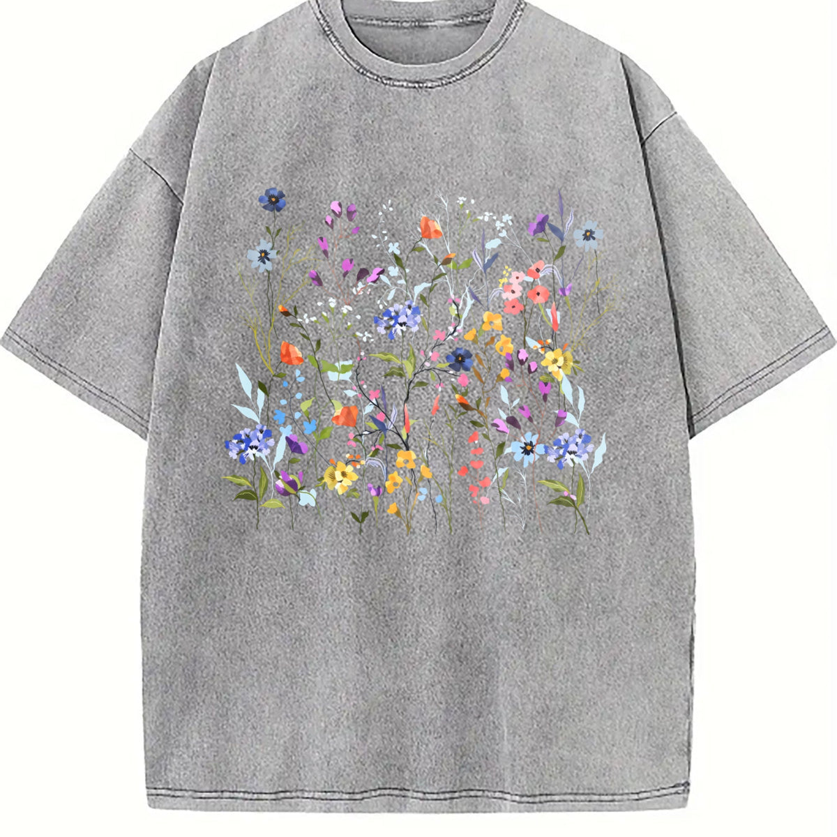 Pressed Flowers Vintage Washed T-Shirt product image 5