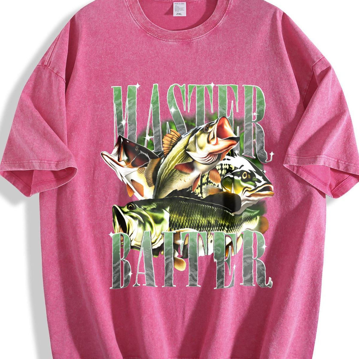 Master Baiter Bass Fishing Fisher Papa Dad Happy Vintage product image 7