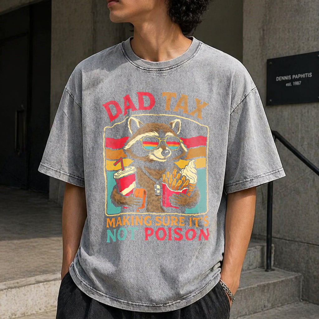 Dad Tax Vintage Washed T-Shirt product image 5