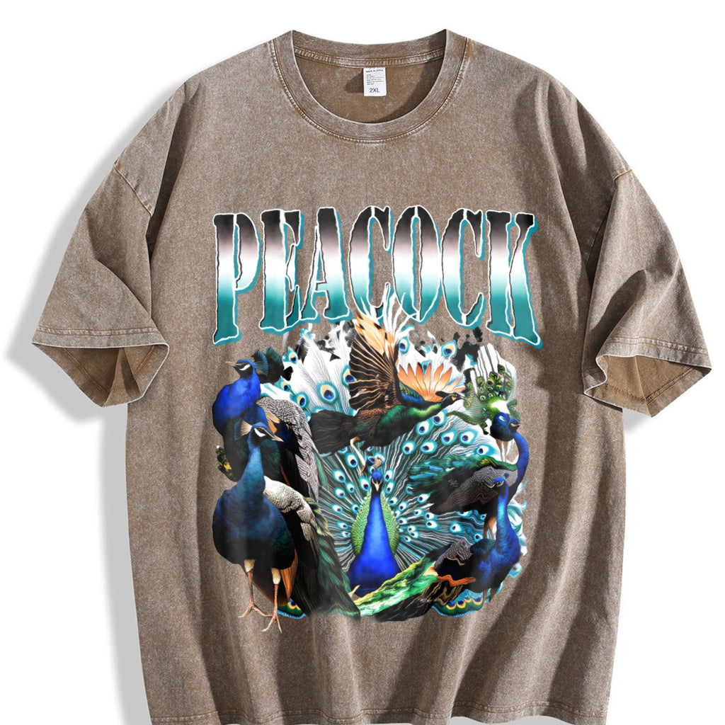 Peacock Vintage Washed T-Shirt product image 3
