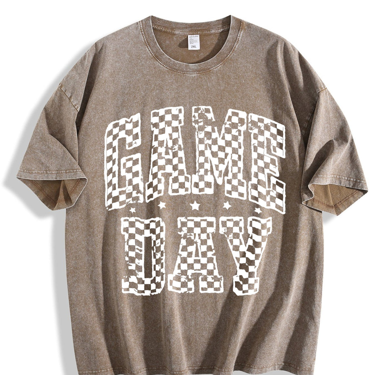 Checkered Game Day With Baseball Vibes Sports Mom Vintage product image 3