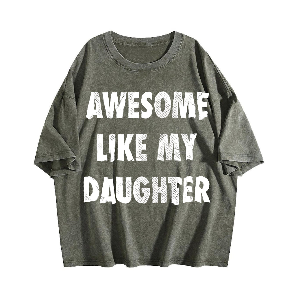 Awesome Like My Daughter Funny Fathers Day Dad Vintage product image 4