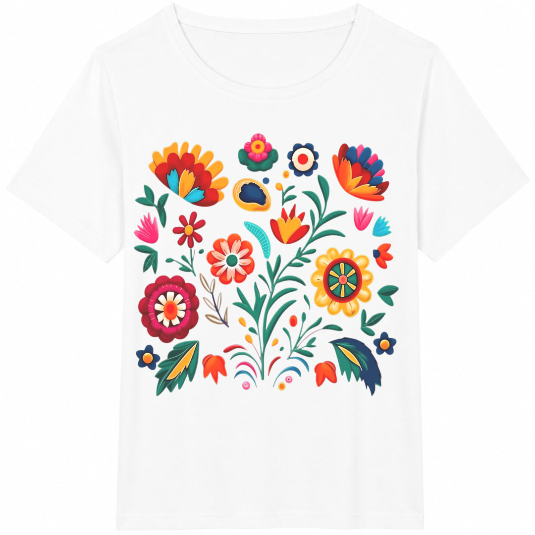 A Modern And Floral That Perfectly Matches Cotton T-Shirt product image 2