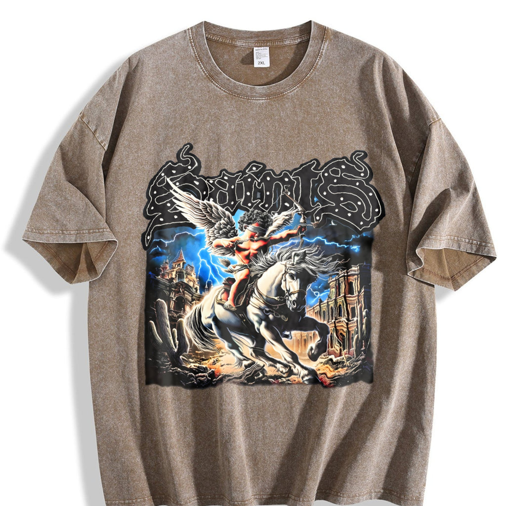 Saint Cherub & Horse Vintage Washed T-Shirt product image 3