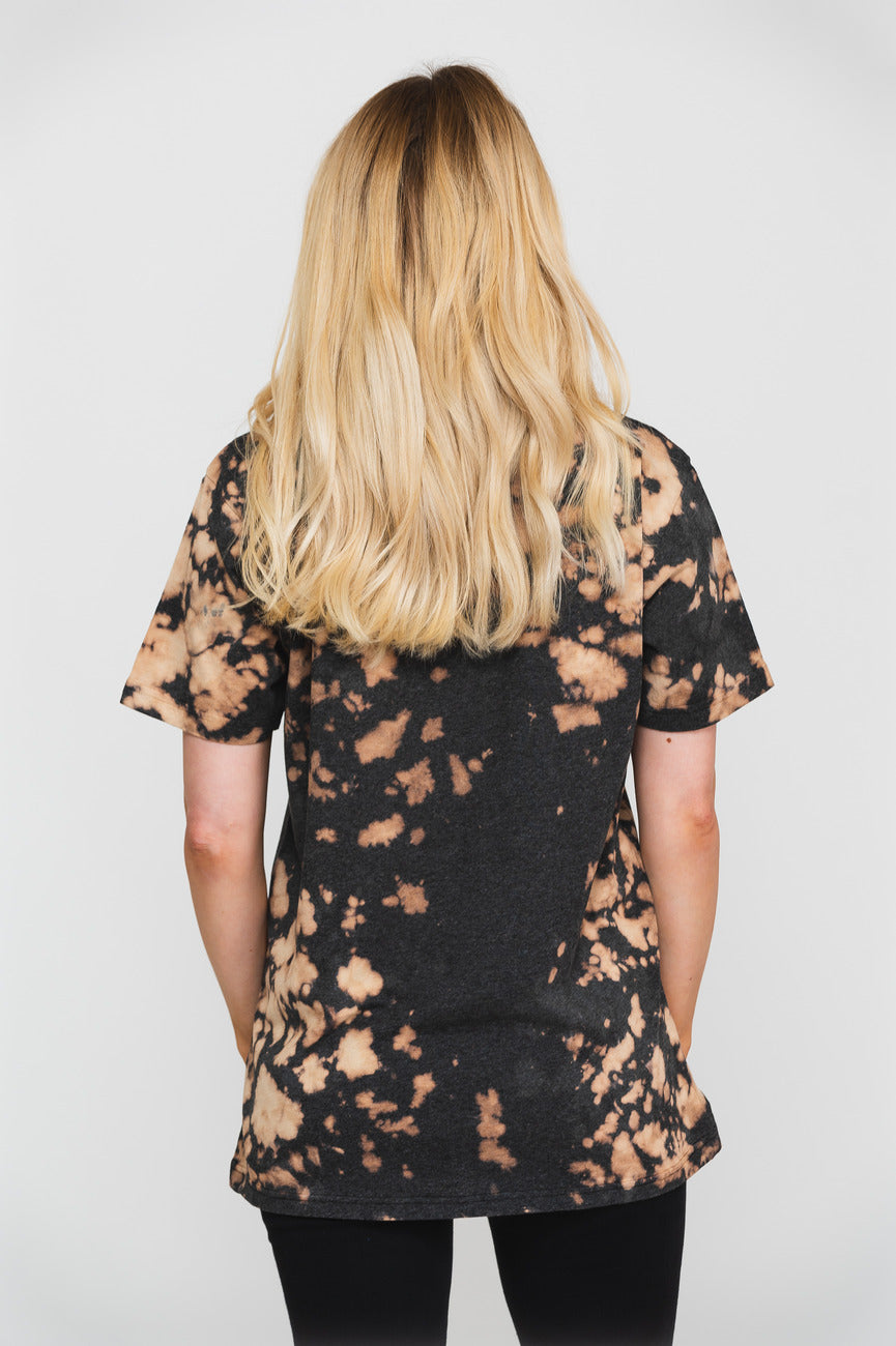 The Rolling Stones Tattoo Flames Dip Dye T Shirt product image 4