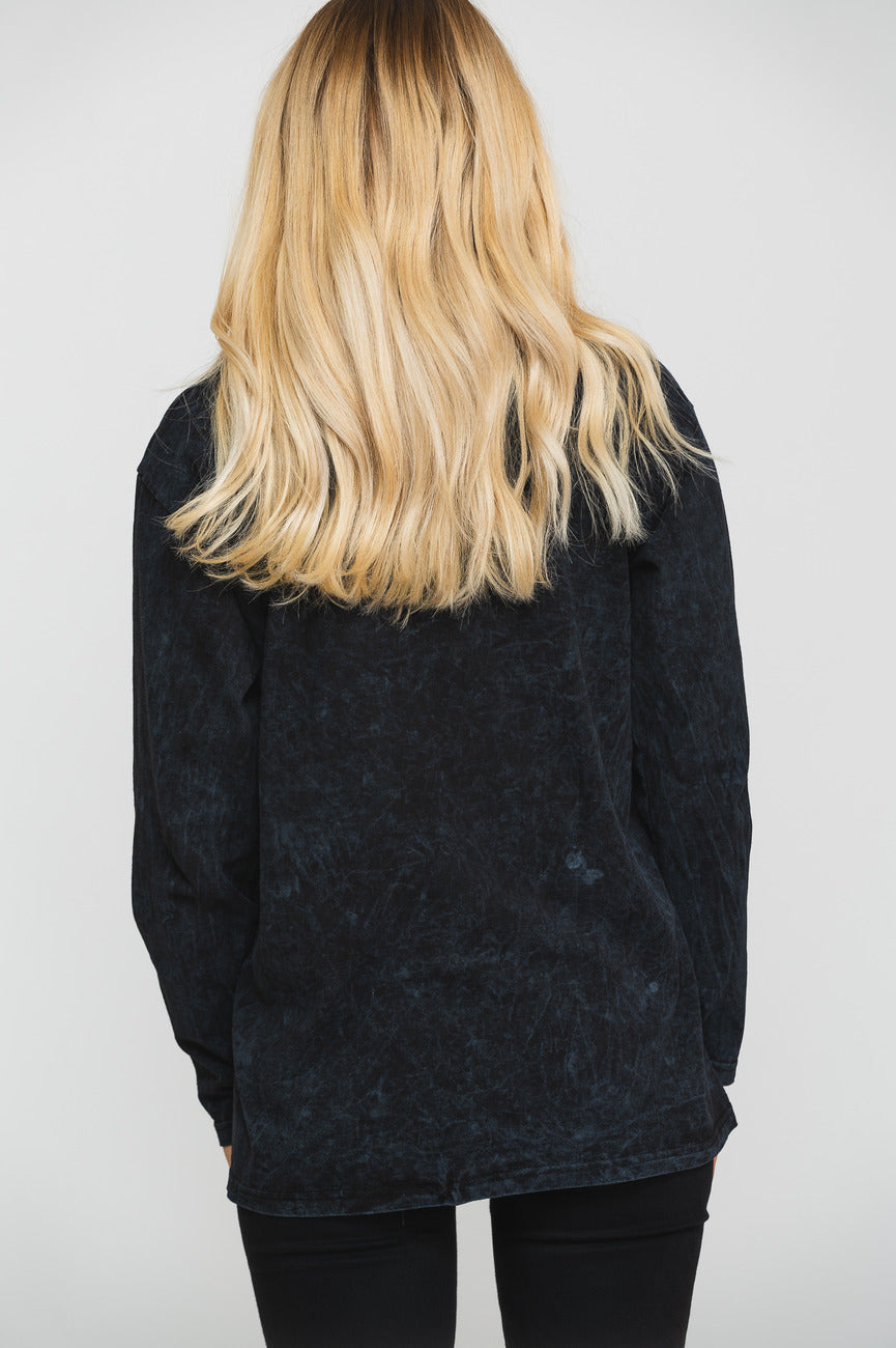 Guns N' Roses Monochrome Cross Dip Dye Long Sleeve product image 4