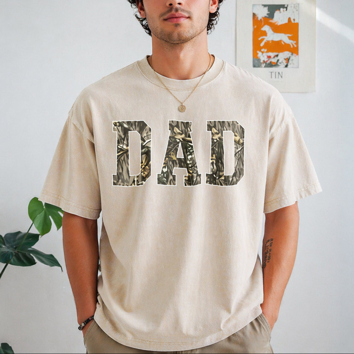 Moss Dad Vintage Washed T-Shirt product image 8