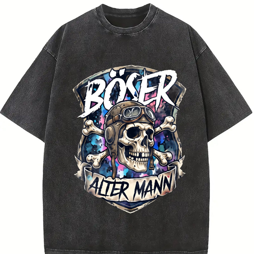 Evil Old Man Skull Y2K 100 Boxy Aesthetic Summer Vibes product image 2