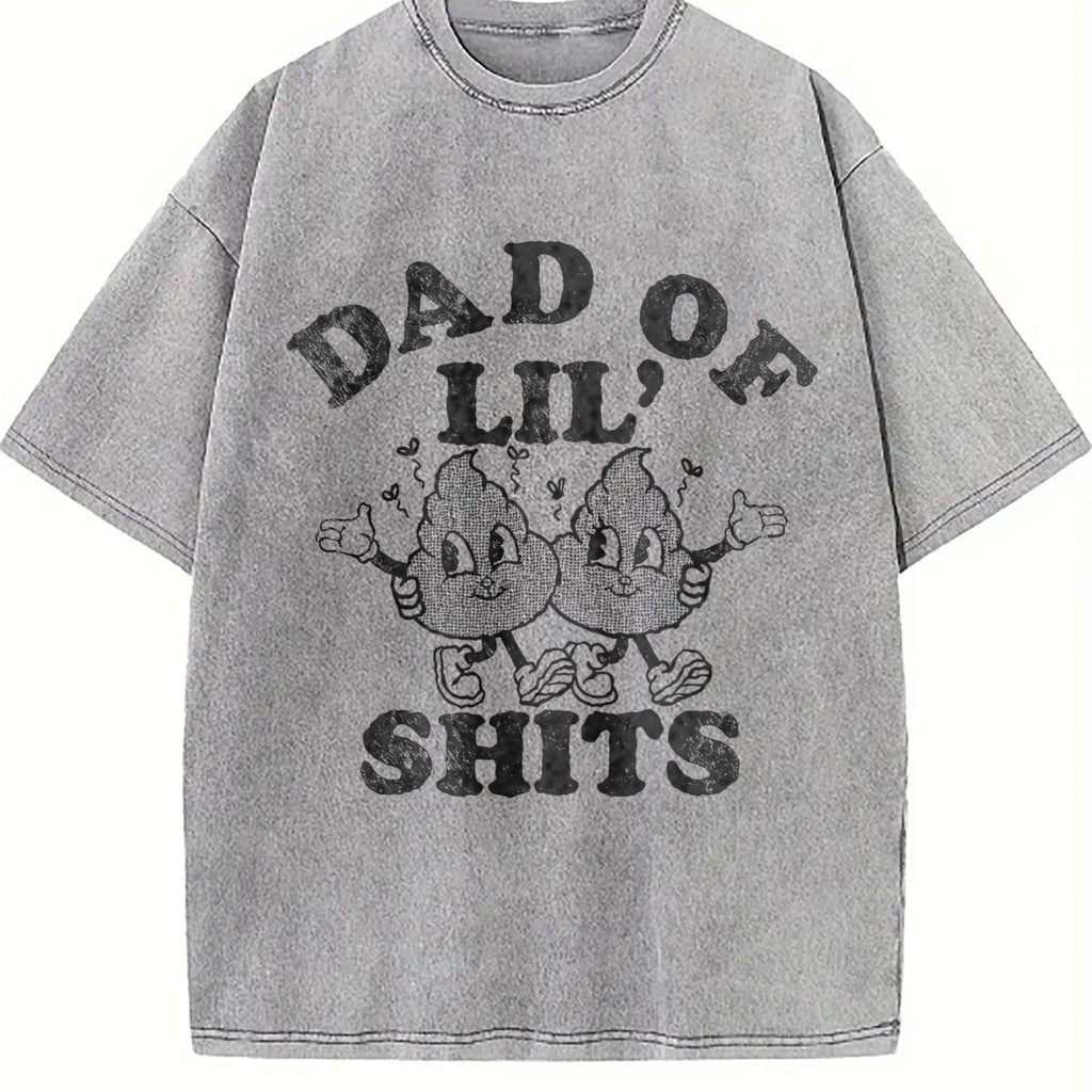 Funny Dad Of Lil Shits Sarcastic Fathers Day For Vintage product image 5