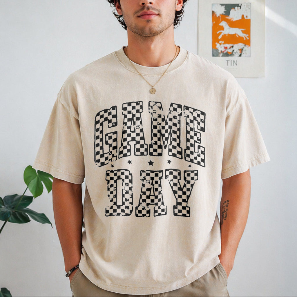 Checkered Game Day With Baseball Vibes Sports Mom Vintage product image 8