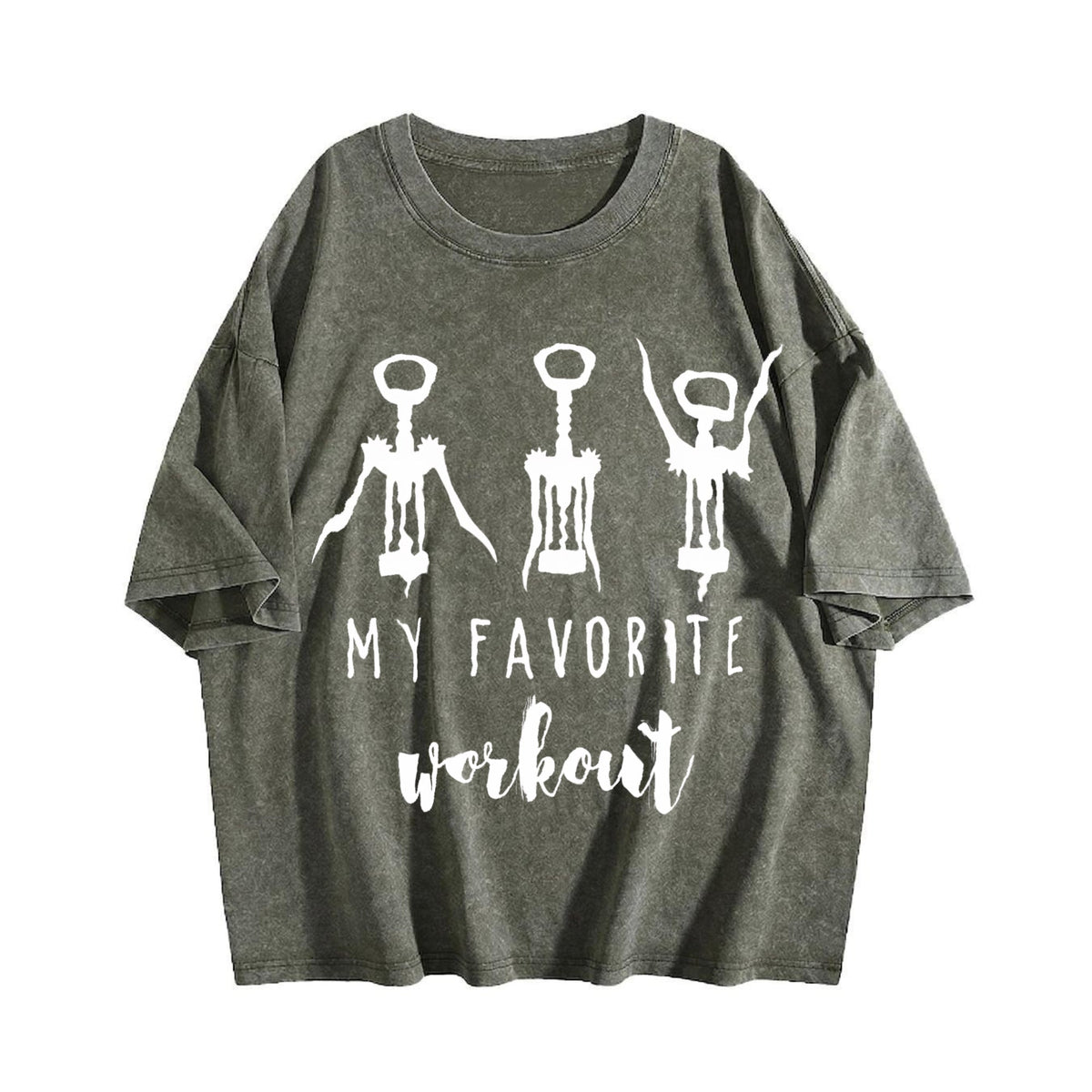 Funny Wine Vintage Washed T-Shirt product image 4
