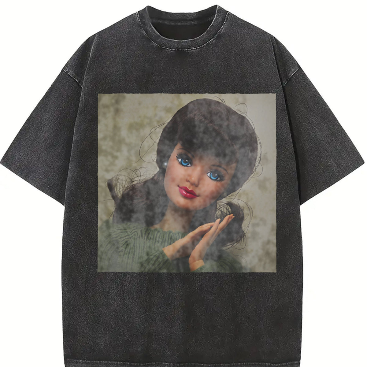 Doll in a White Hood Vintage Washed T-Shirt product image 2