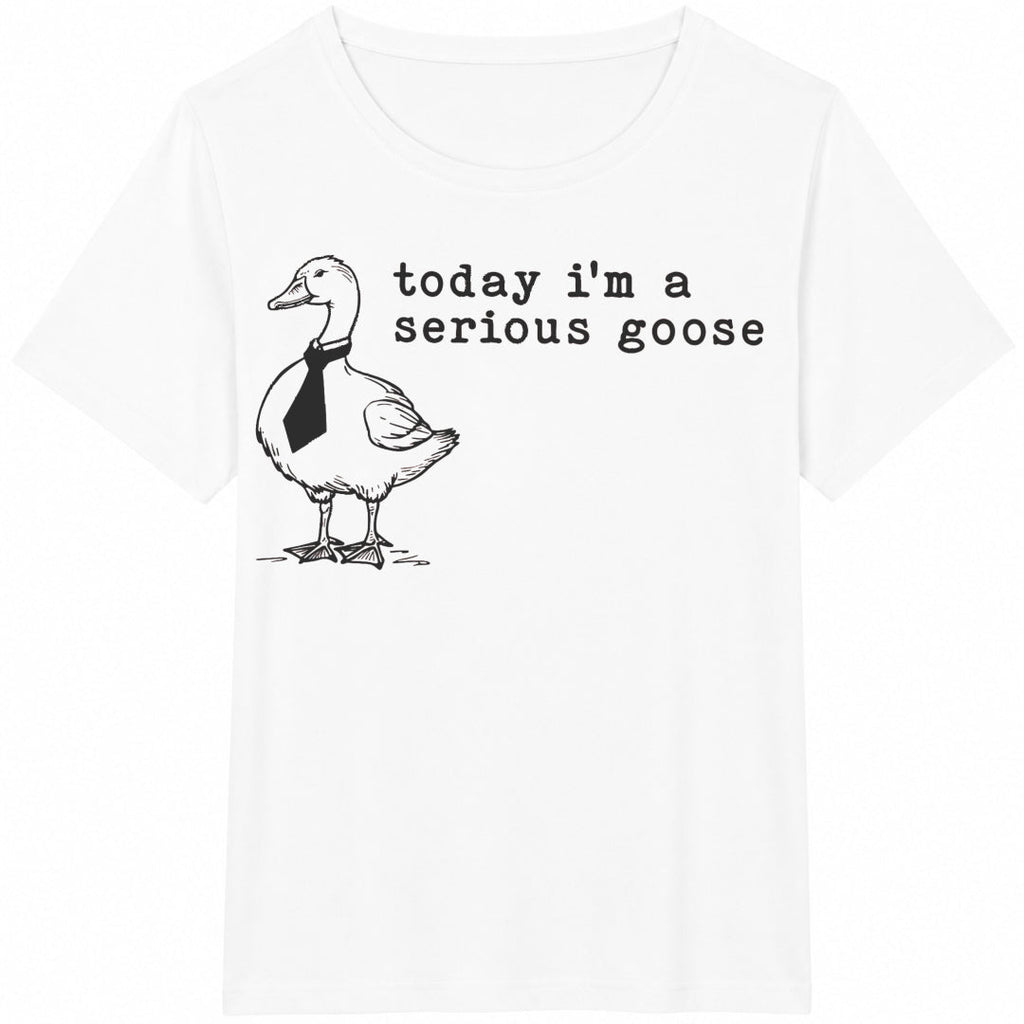 Today I'm A Serious Goose Cotton T-Shirt product image 2