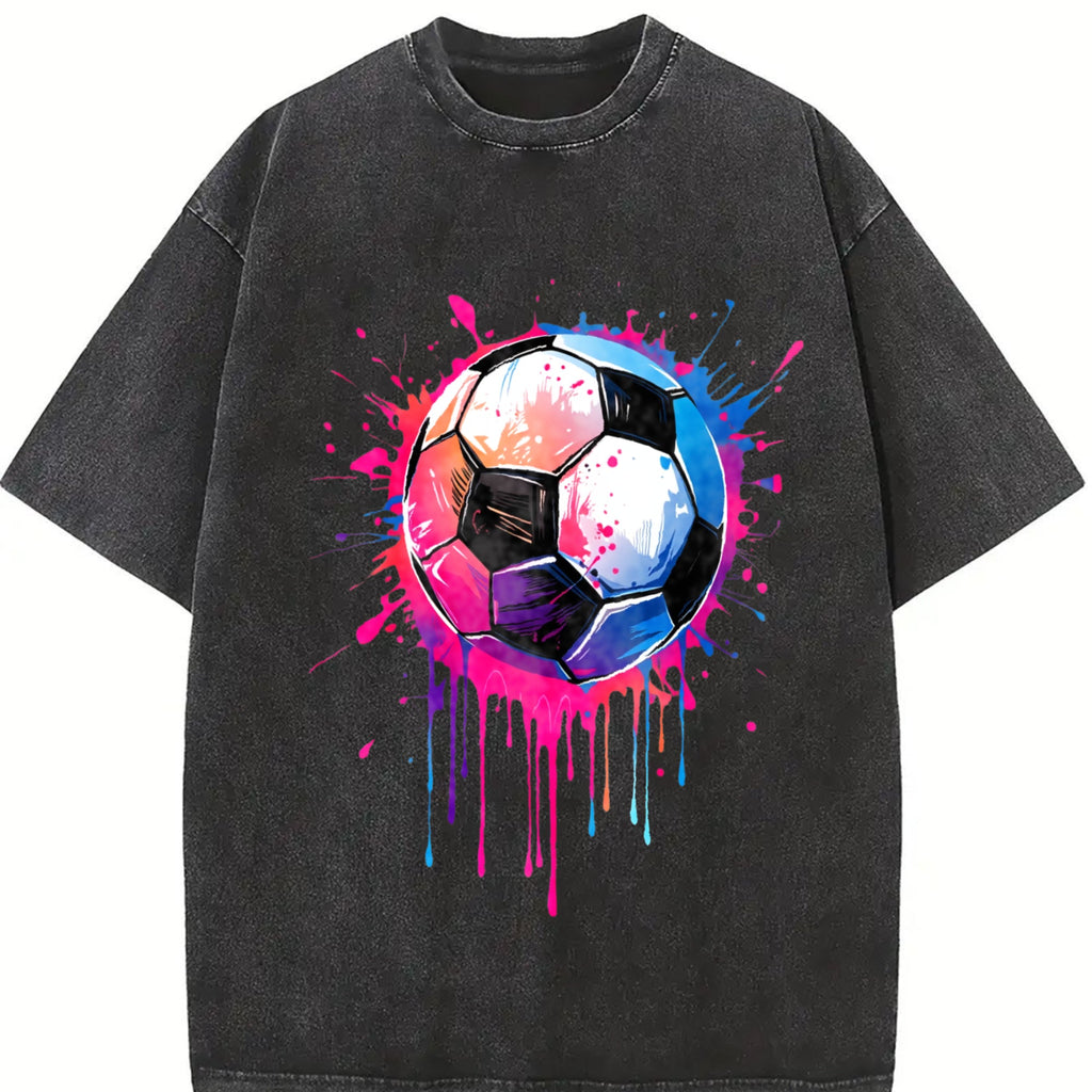 Global Soccer Fan Vintage Washed T-Shirt product image 2