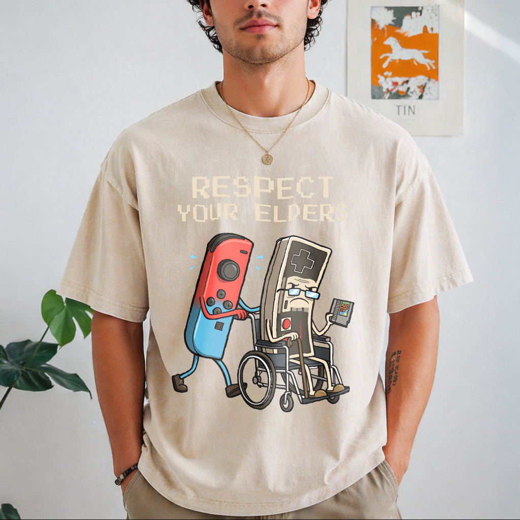 Respect Your Elders Vintage Washed T-Shirt product image 1