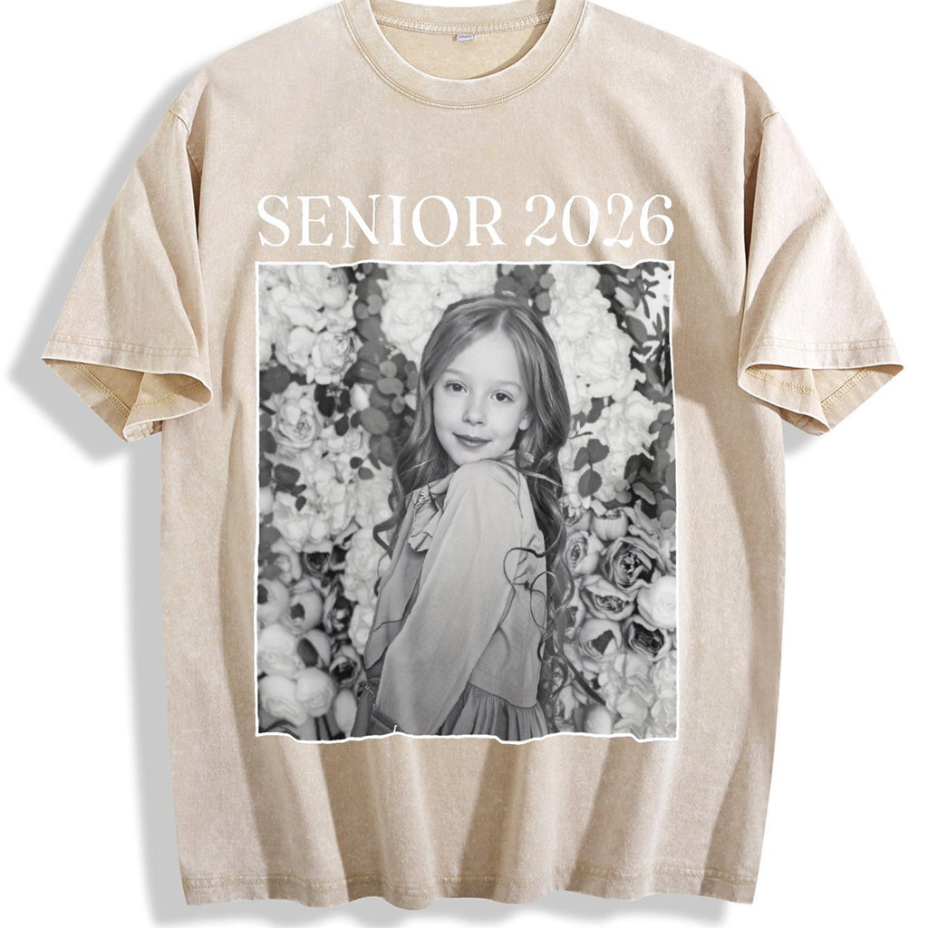 Senior 2026 Vintage Washed T-Shirt product image 1