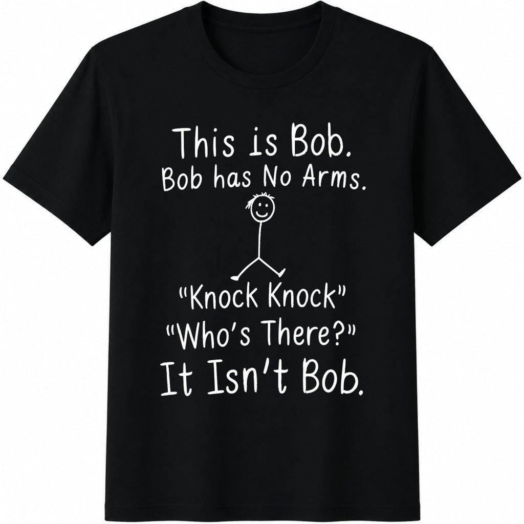 This Is Bob Knock Joke Cotton T-Shirt product image 1