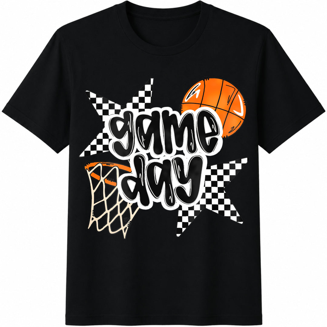 Game Day Basketball : Sports Lover Cotton T-Shirt product image 1
