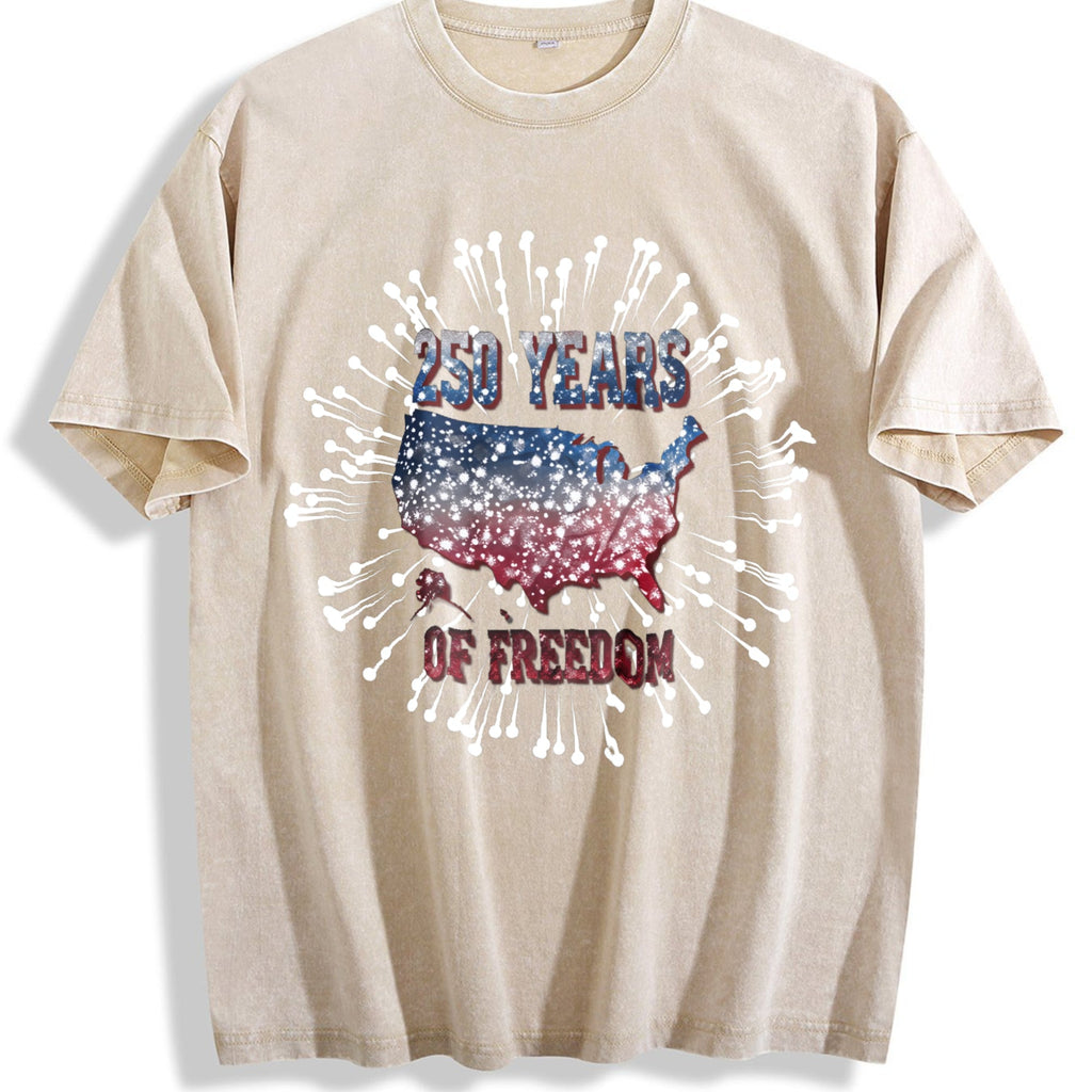 250 Years Of Freedom Vintage Washed T-Shirt product image 1