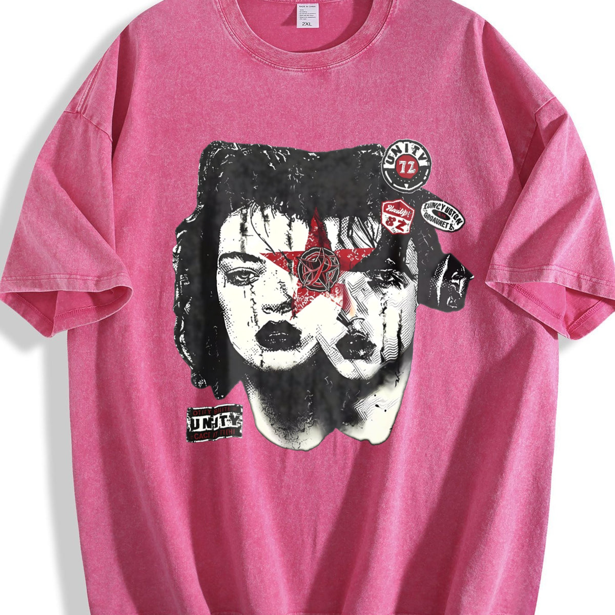 Face Gothic Vintage Washed T-Shirt product image 7