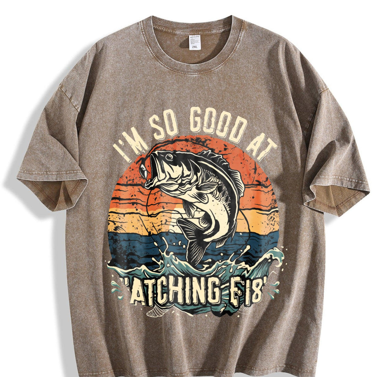 Fish Sunset Y2K Boxy Aesthetic Old School Summer Vibes product image 3