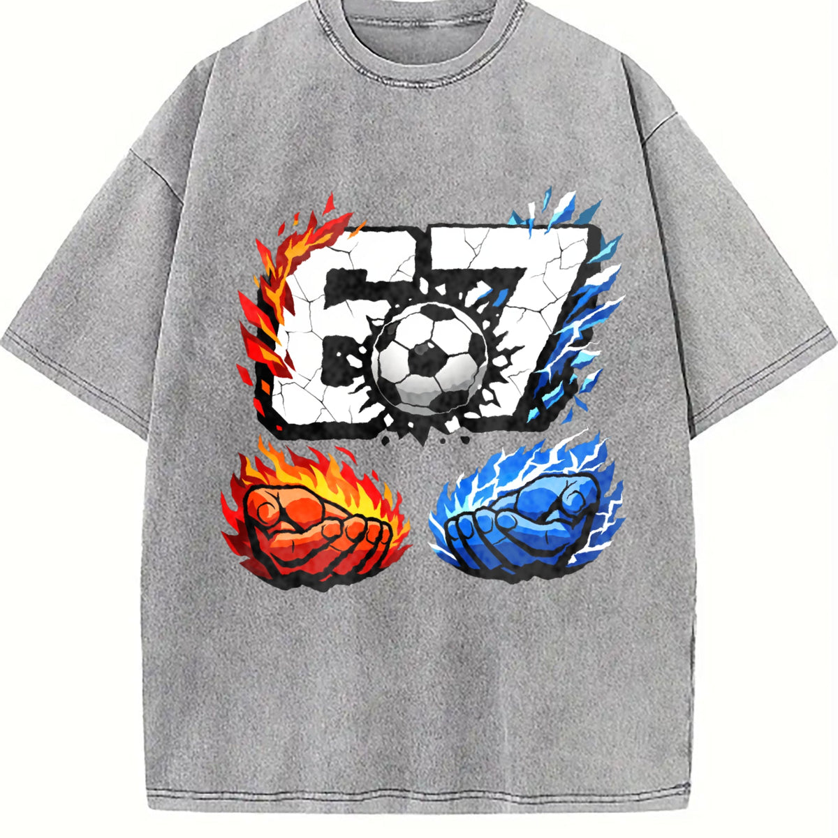 Global Soccer Fan Vintage Washed T-Shirt product image 5
