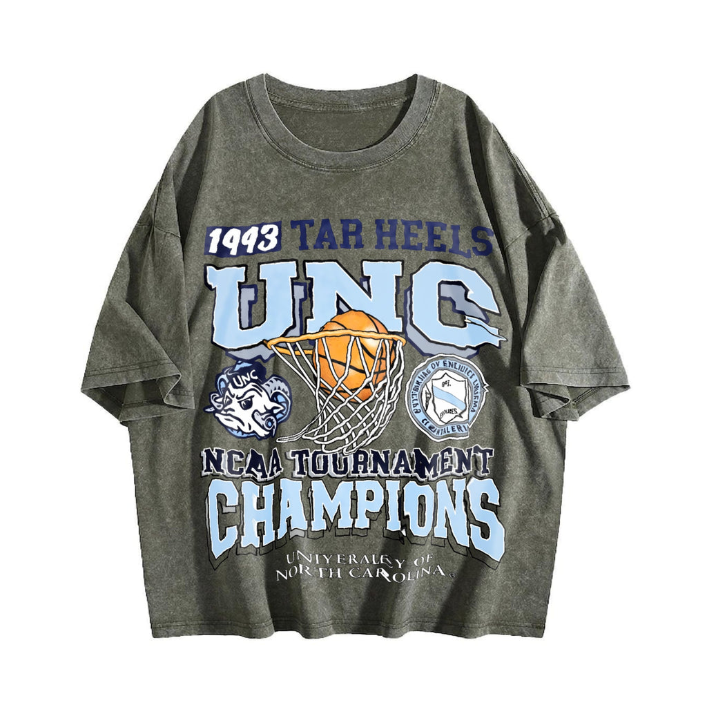 Unc Tar Heels 1993 Basketball Champions White Vintage product image 4