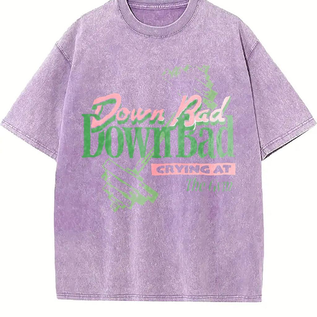 Bad Crying At The Gym Vintage Washed T-Shirt product image 6
