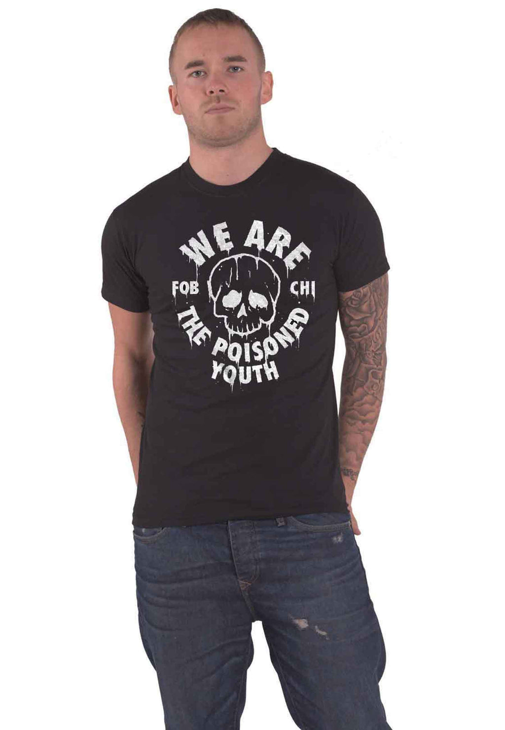 Fall Out Boy Unisex T-Shirt: Poisoned Youth (Black) product image 1