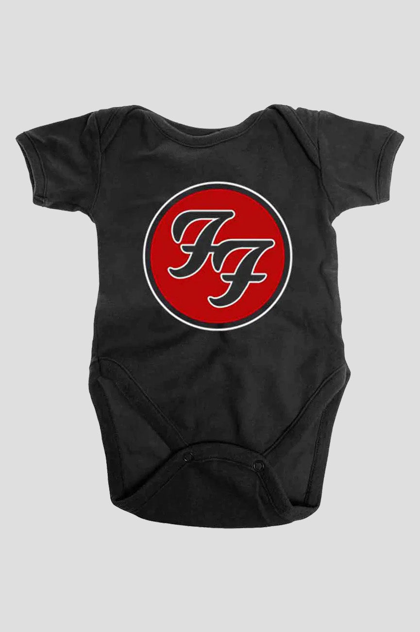 Foo Fighters FF Band Logo Baby Grow