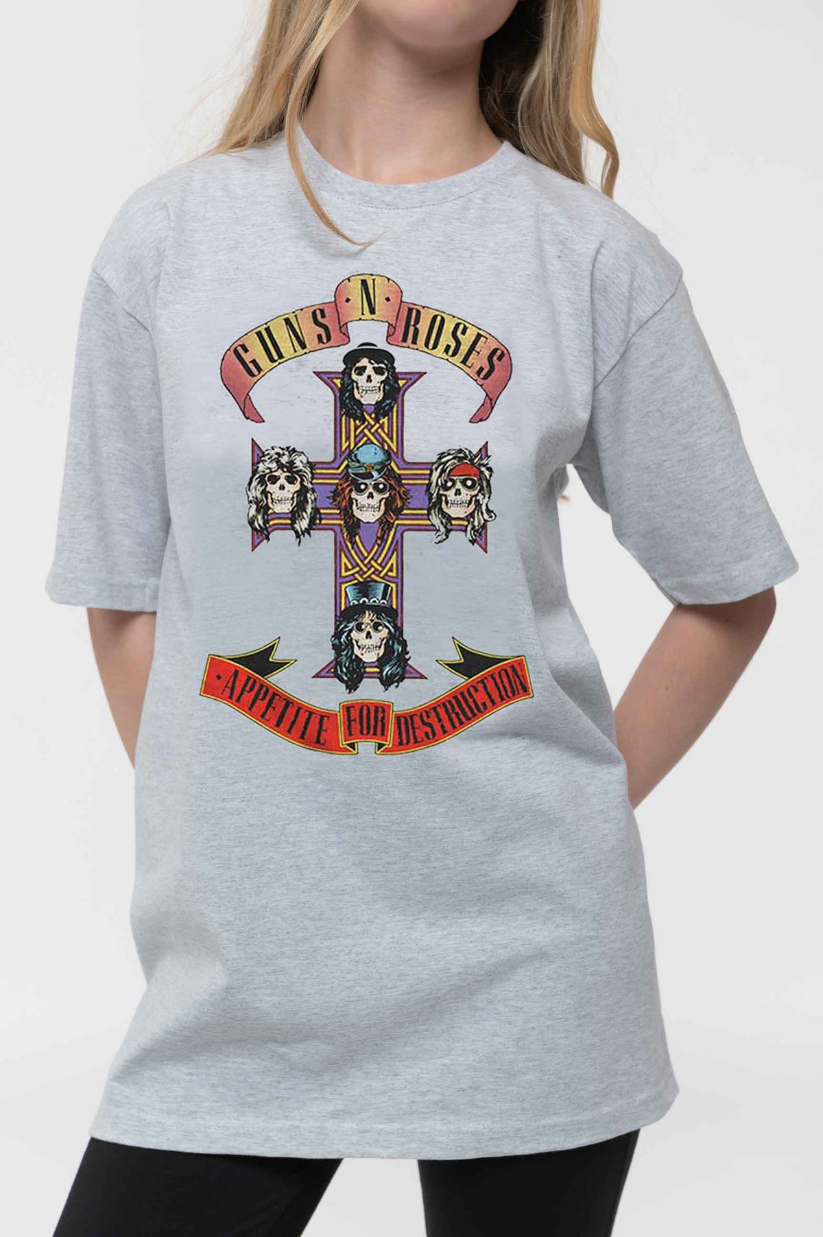 Guns N' Roses Kids Appetite for Destruction Grey T Shirt product image 3