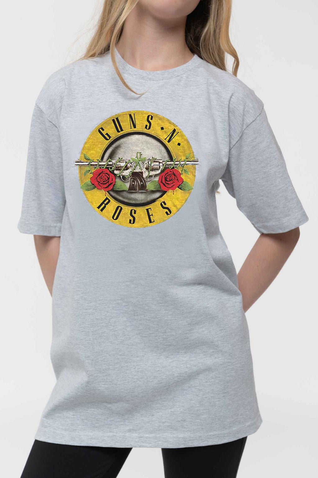 Guns N' Roses Kids Classic Logo Heather T Shirt product image 3