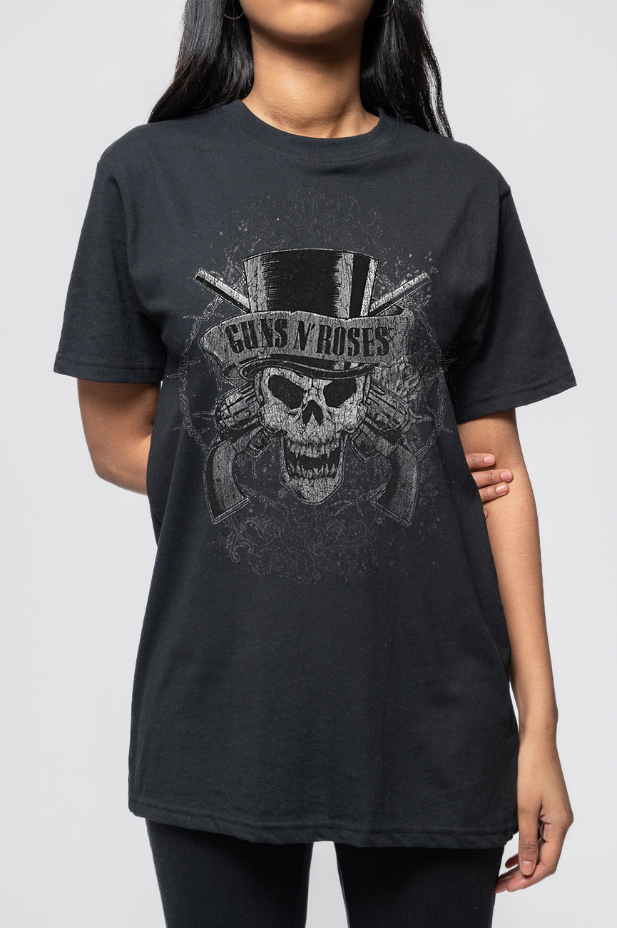 Guns N' Roses Faded Skull T Shirt product image 3