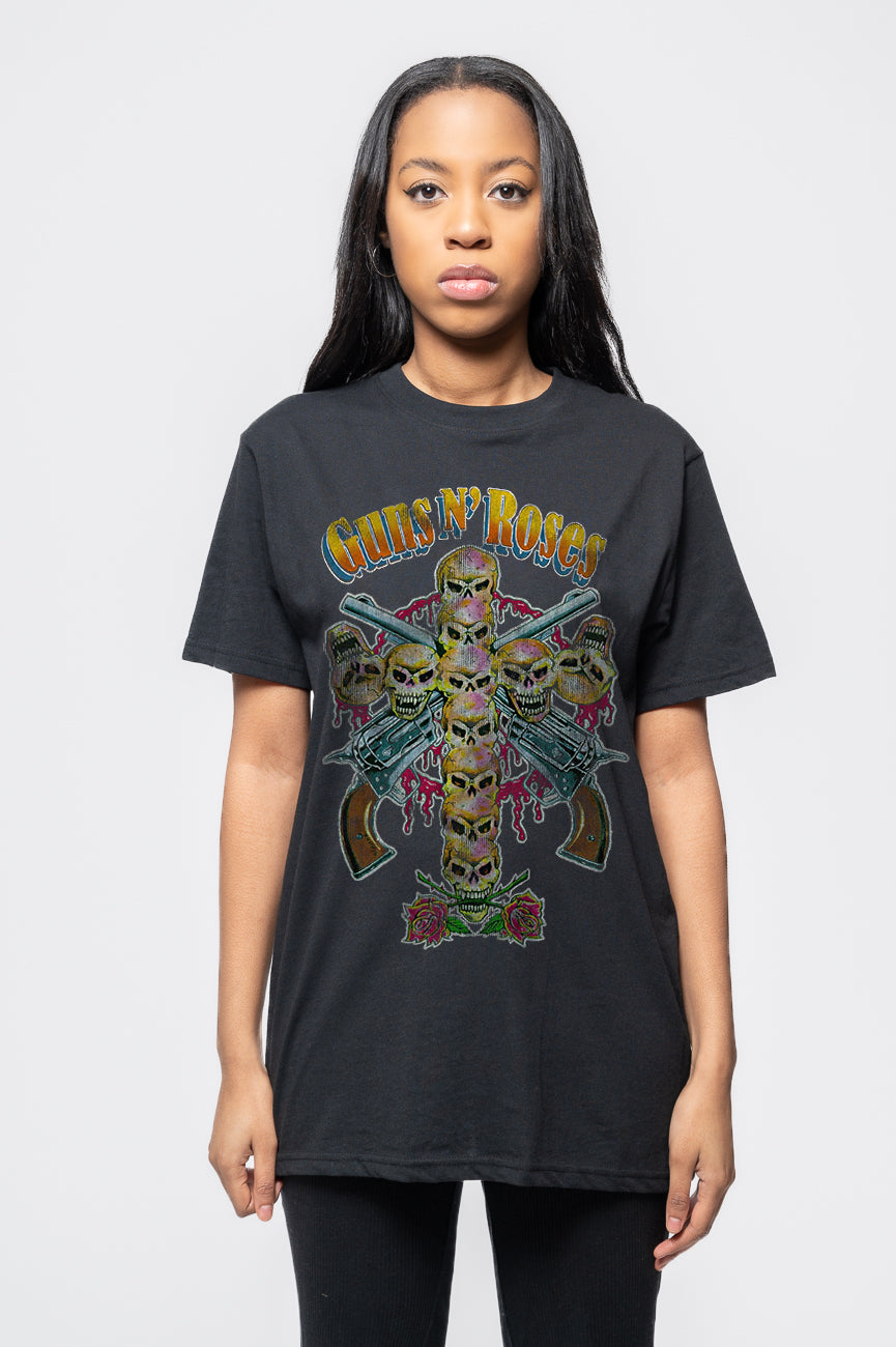 Guns N' Roses Vintage Skull T Shirt product image 1